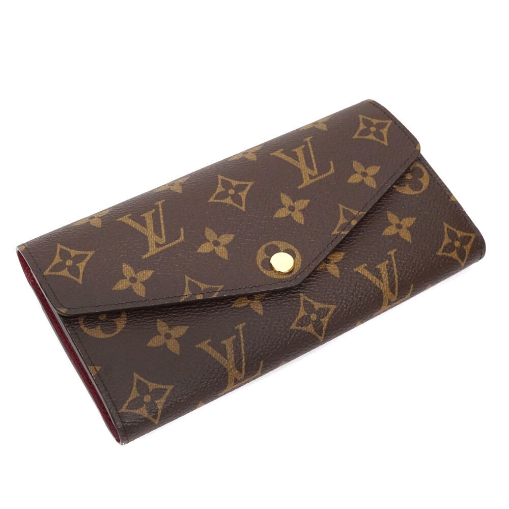 Louis Vuitton Sarah Portefeuille Wallet Fuchsia Pink Red
